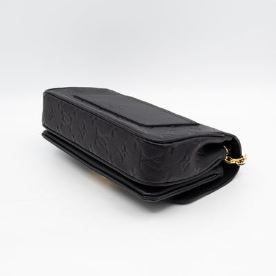 Marceau Black Monogram Empreinte Leather