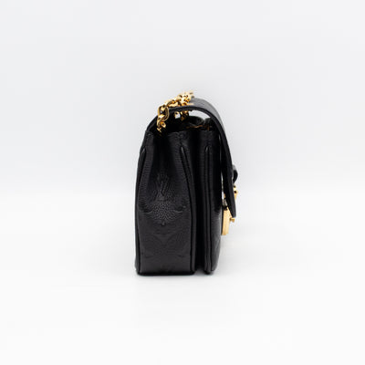 Marceau Black Monogram Empreinte Leather