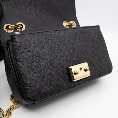 Marceau Black Monogram Empreinte Leather