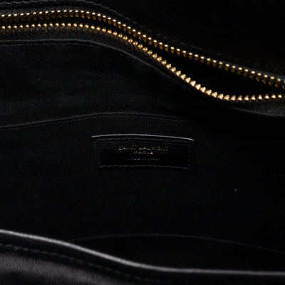 Sac de Jour North South Tote Black Grained Leather