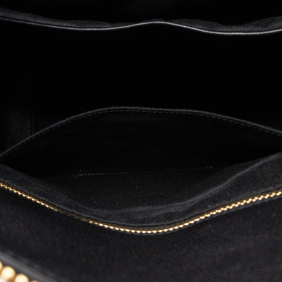 Sac de Jour North South Tote Black Grained Leather