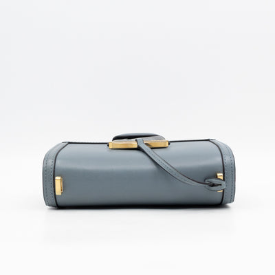 Small Barcelona Slate Blue Leather