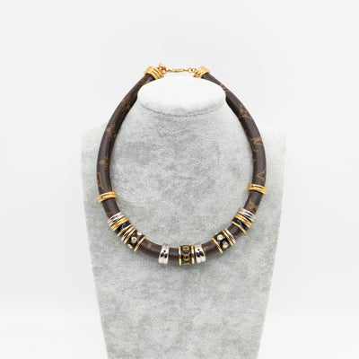 Wild LV Strass Necklace Monogram