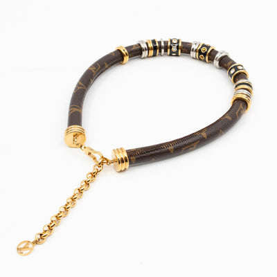 Wild LV Strass Necklace Monogram