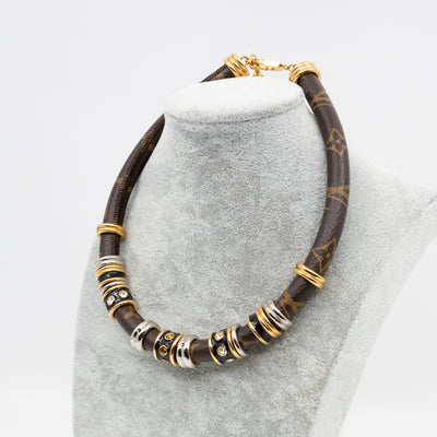 Wild LV Strass Necklace Monogram
