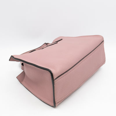 New Jackie Top Handle Bag Pink Leather