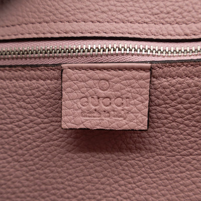 New Jackie Top Handle Bag Pink Leather