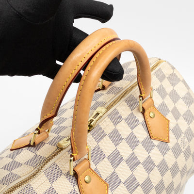 Speedy 30 Bandouliere Damier Azur