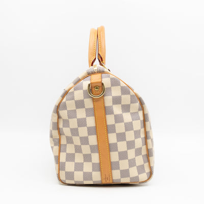 Speedy 30 Bandouliere Damier Azur