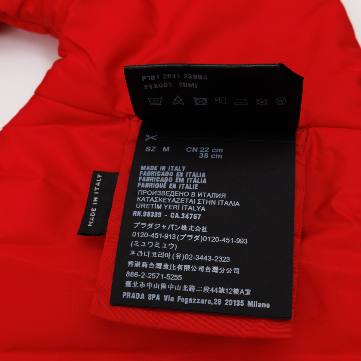 Puffer Pet Coat With Hood Re-Nylon Red