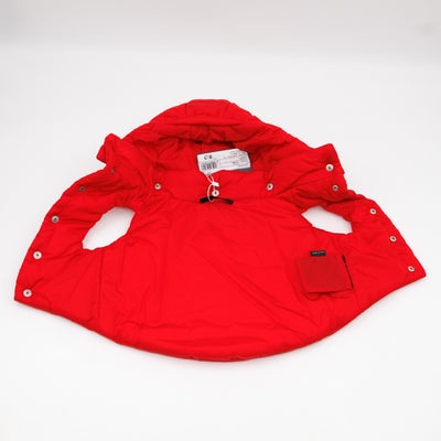 Puffer Pet Coat With Hood Re-Nylon Red