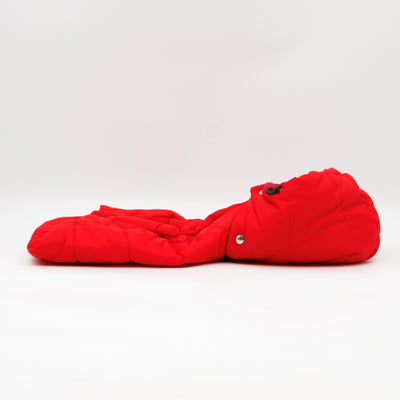 Puffer Pet Coat With Hood Re-Nylon Red