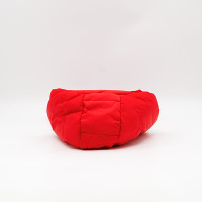 Puffer Pet Coat With Hood Re-Nylon Red