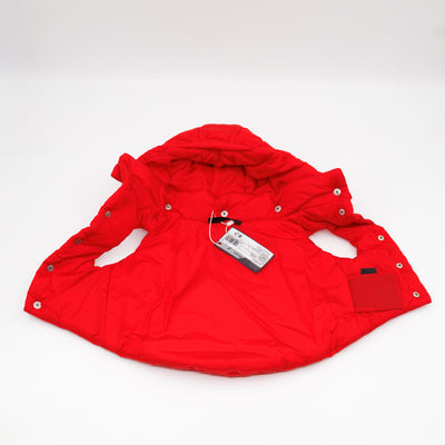 Puffer Pet Coat With Hood Re-Nylon Red