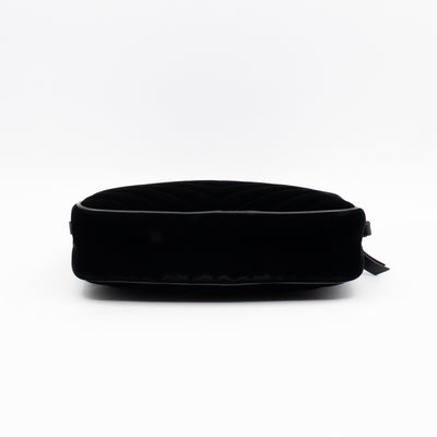 Lou Tassel Camera Bag Black Velvet
