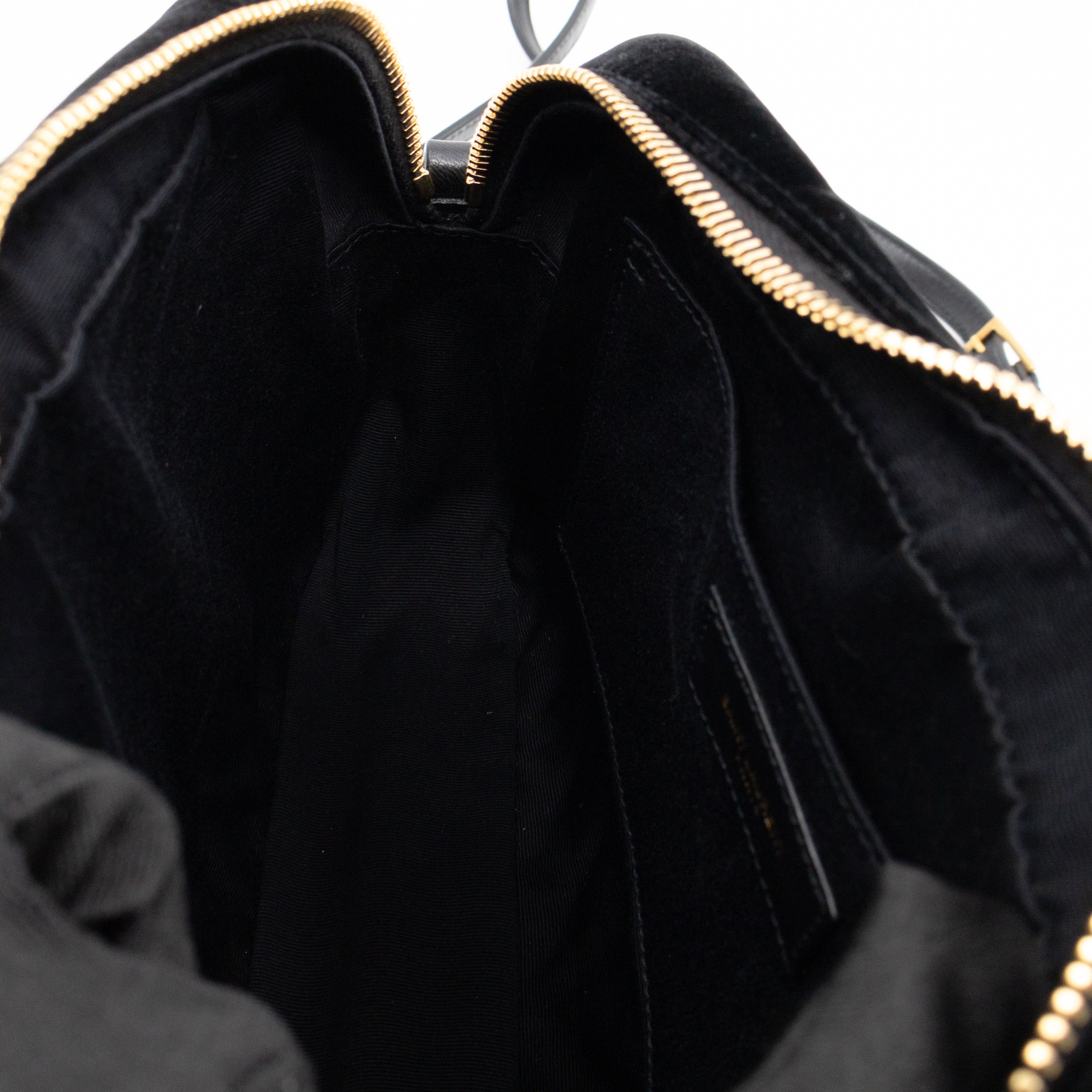 Lou Tassel Camera Bag Black Velvet