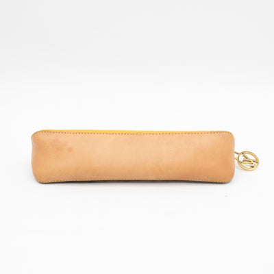 Elizabeth Pencil Case Christmas Animation NYC Monogram Yellow