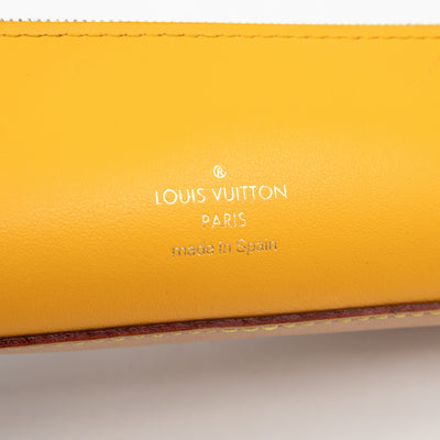 Elizabeth Pencil Case Christmas Animation NYC Monogram Yellow