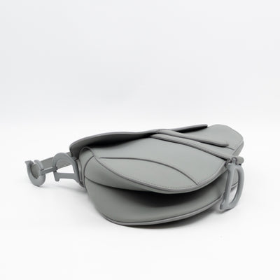 Saddle Bag Dior Grey Stone Ultra Matte Leather