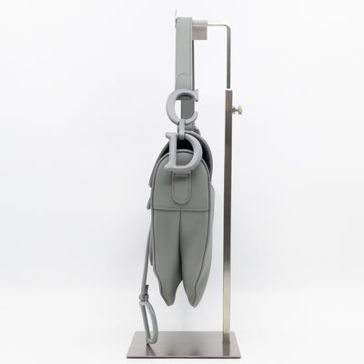Saddle Bag Dior Grey Stone Ultra Matte Leather