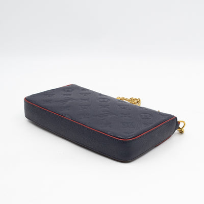 Pochette Felicie Navy Monogram Empreinte