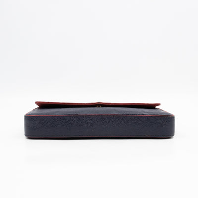 Pochette Felicie Navy Monogram Empreinte