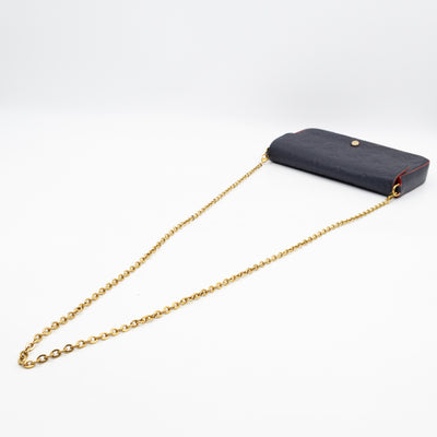 Pochette Felicie Navy Monogram Empreinte