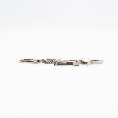Bijoux Sac Fleur de Epi Bag Charm White