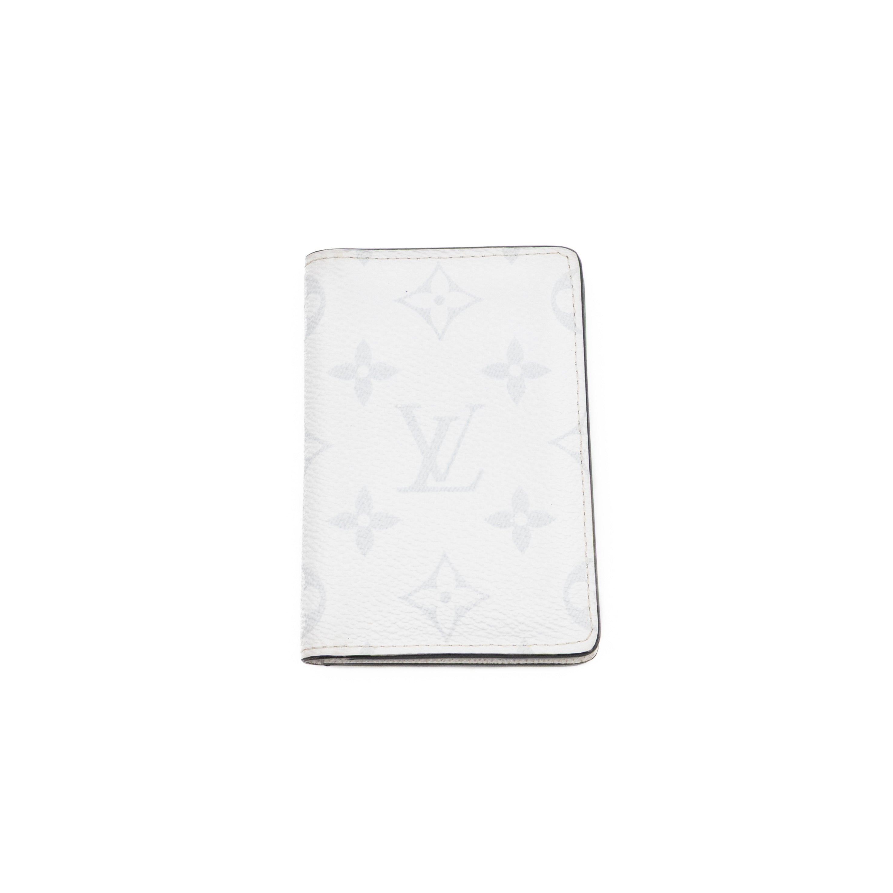 Pocket Organizer White Taigarama Leather