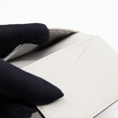 Pocket Organizer White Taigarama Leather