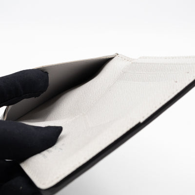 Pocket Organizer White Taigarama Leather