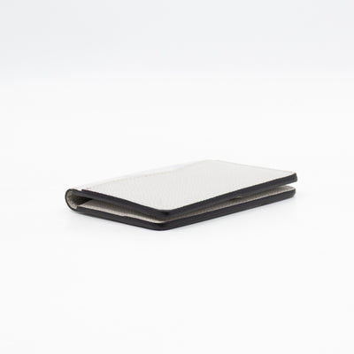 Pocket Organizer White Taigarama Leather