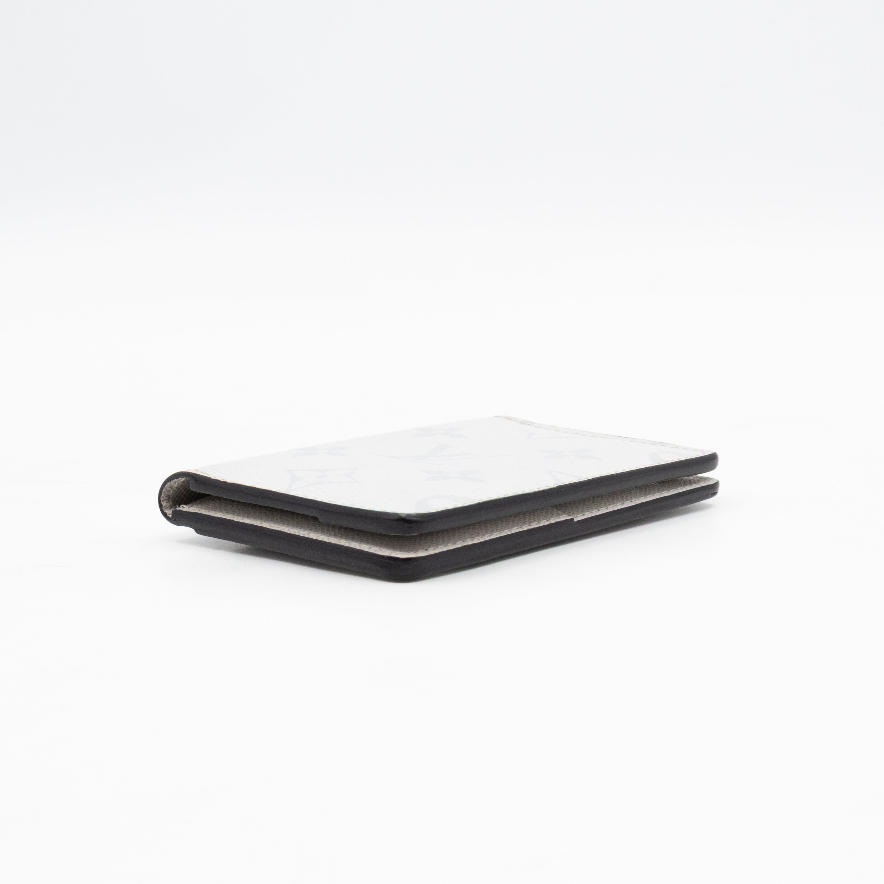 Pocket Organizer White Taigarama Leather