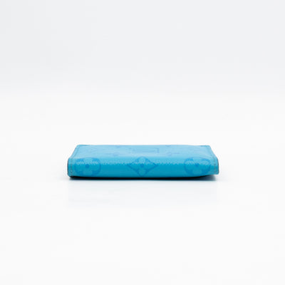 Pocket Organizer Denim Blue Taigarama Leather
