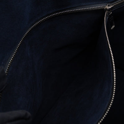 Victor Briefcase Navy Taurillon Leather