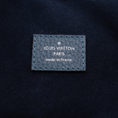 Victor Briefcase Navy Taurillon Leather