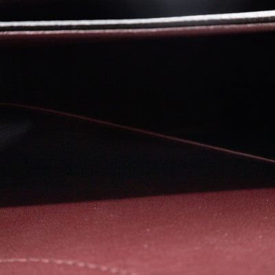 Classic Double Flap Jumbo Black Caviarskin Leather Silver