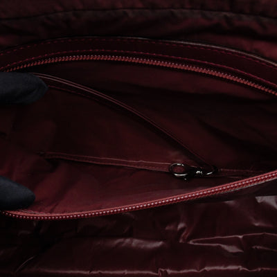 Coco Coon Bowler Bag Dark Green Quilted Nylon