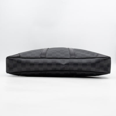 Porte Documents Voyage Damier Graphite
