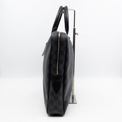 Porte Documents Voyage Damier Graphite