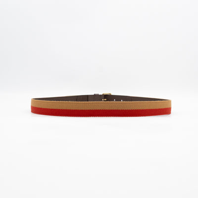 Blondie Mini Belt Bag Beige GG Supreme Brown Leather