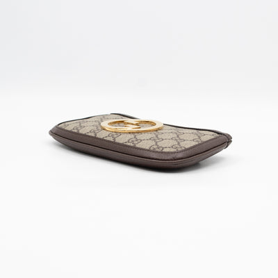 Blondie Mini Belt Bag Beige GG Supreme Brown Leather