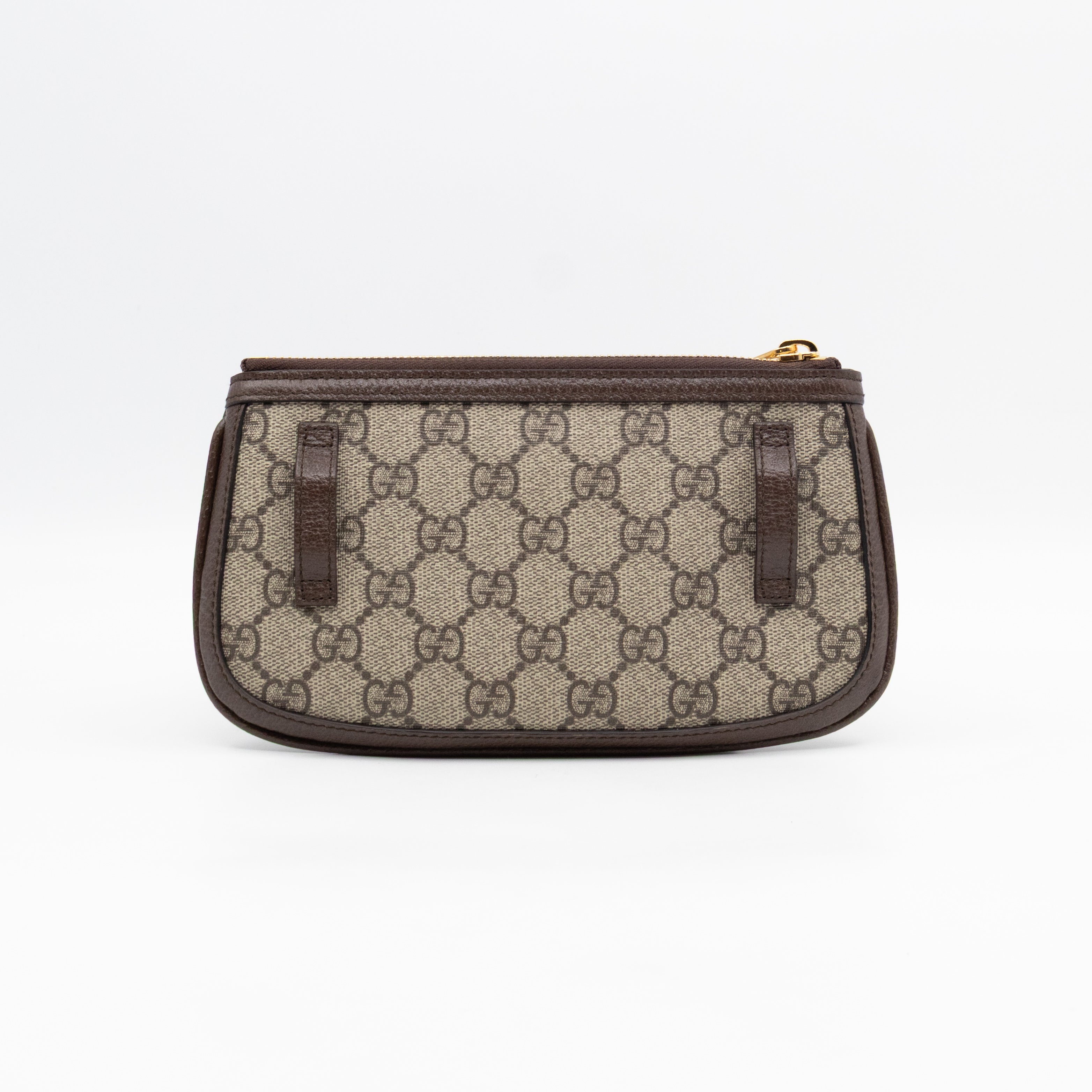 Blondie Mini Belt Bag Beige GG Supreme Brown Leather
