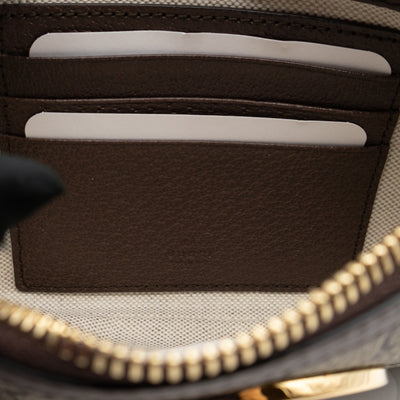 Blondie Mini Belt Bag Beige GG Supreme Brown Leather