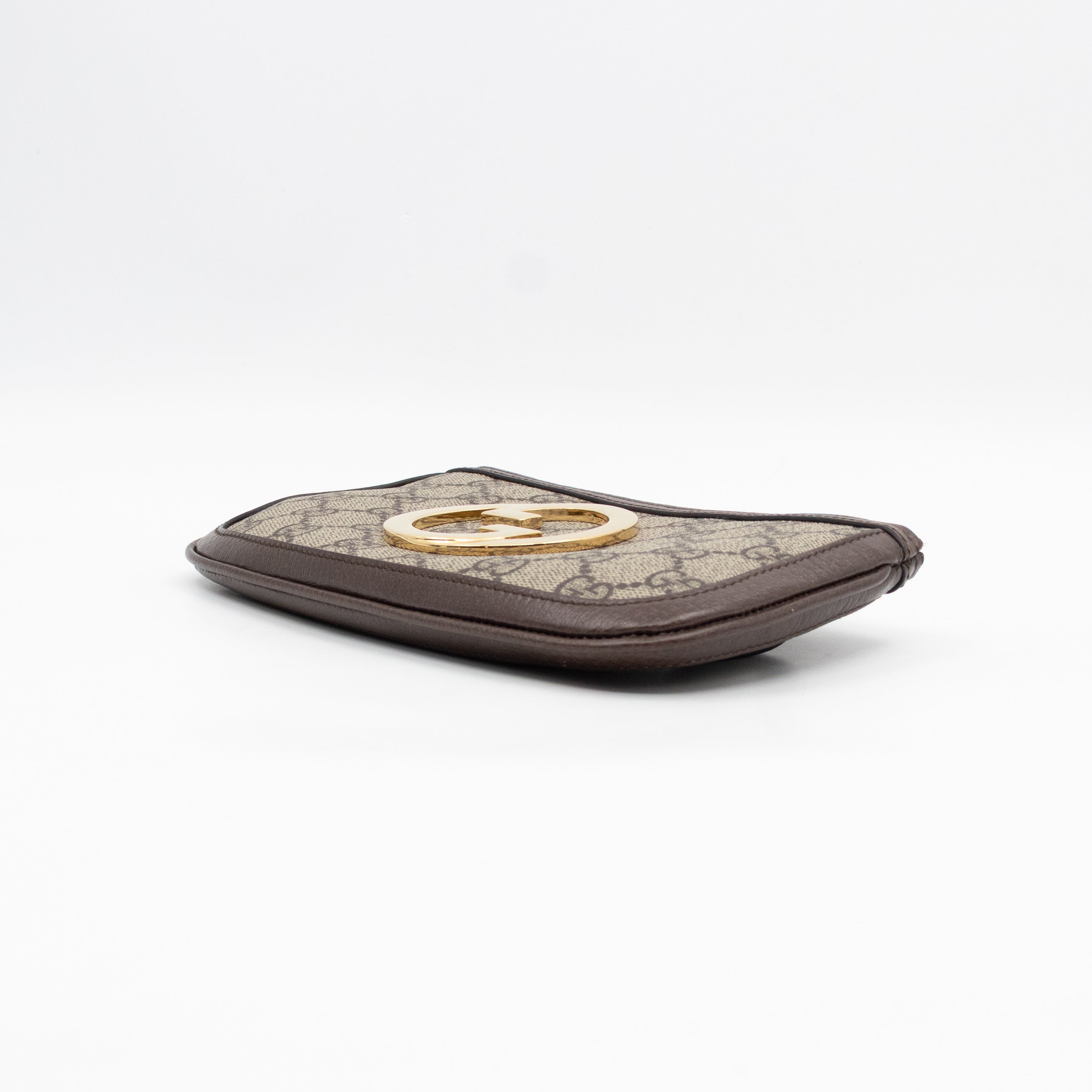 Blondie Mini Belt Bag Beige GG Supreme Brown Leather