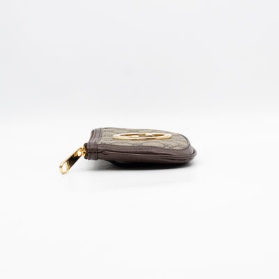 Blondie Mini Belt Bag Beige GG Supreme Brown Leather