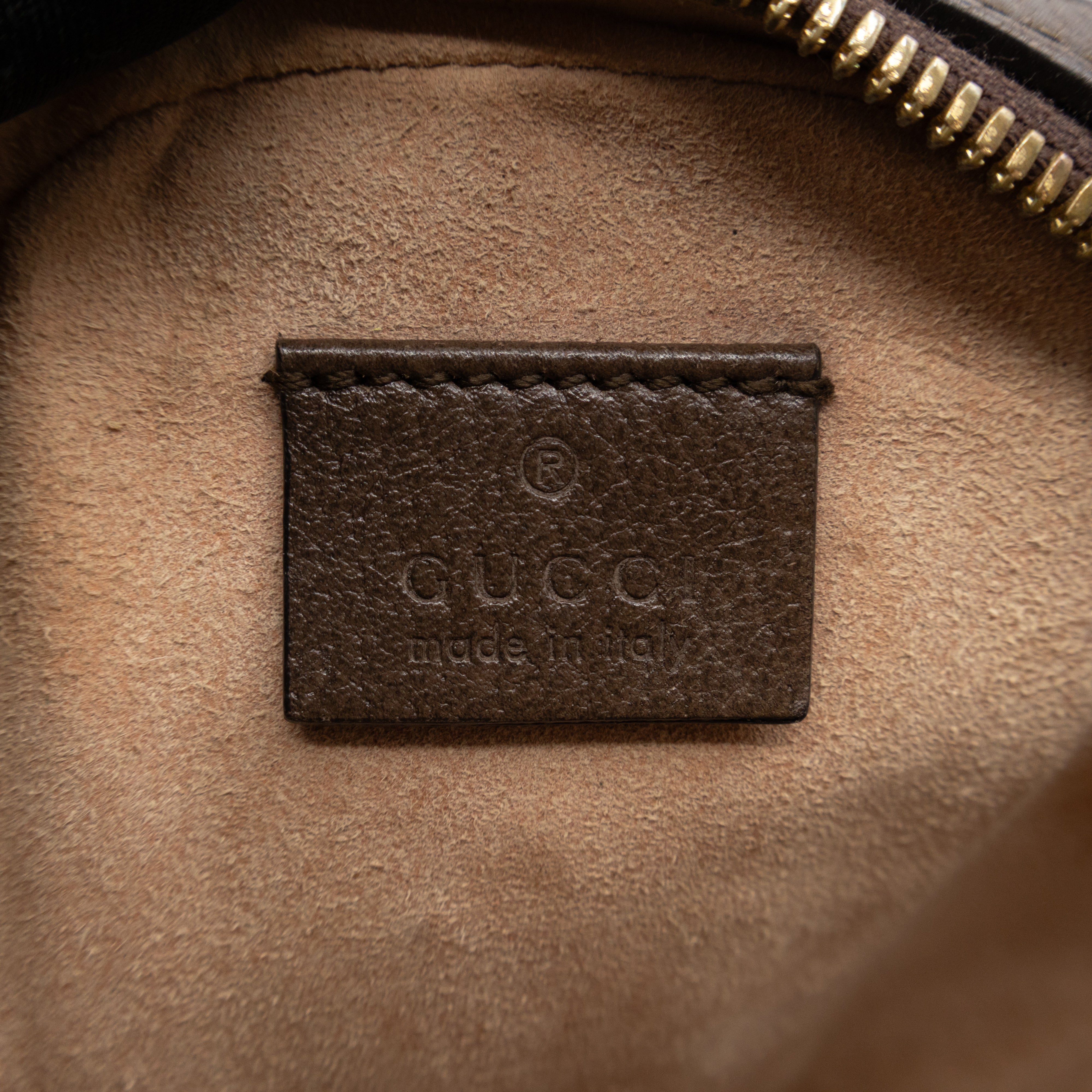 Ophidia Mini Round Shoulder Bag GG Supreme
