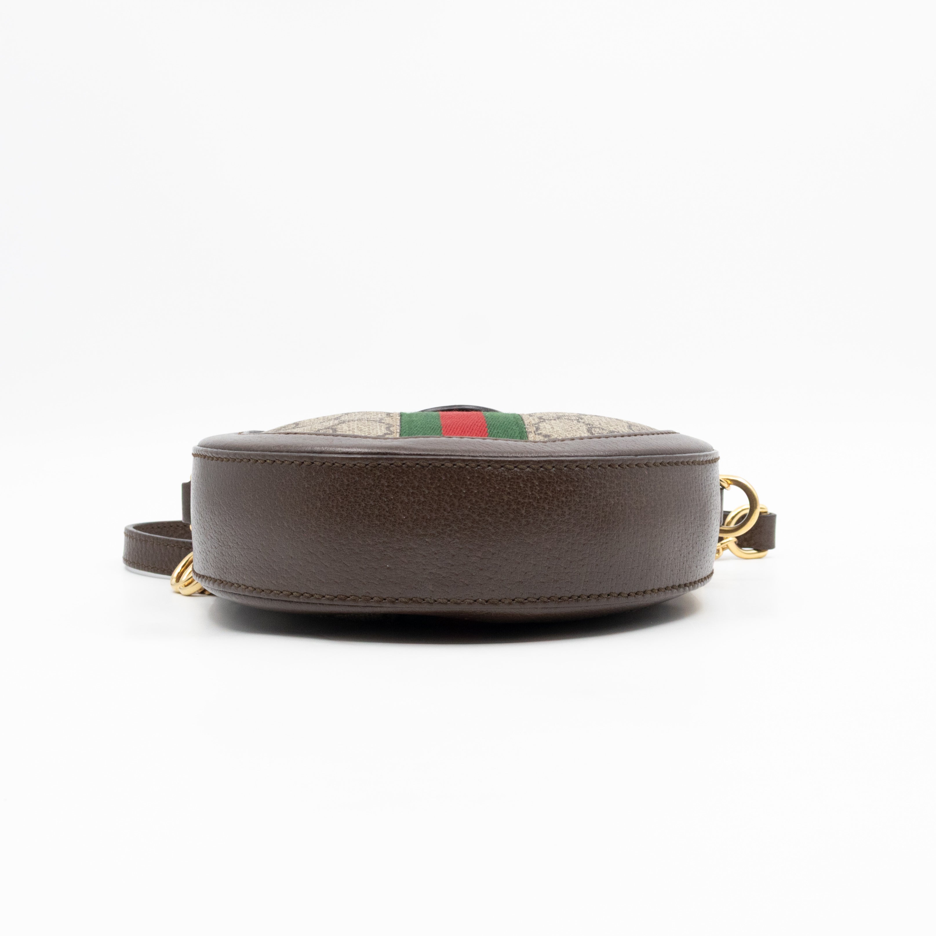 Ophidia Mini Round Shoulder Bag GG Supreme