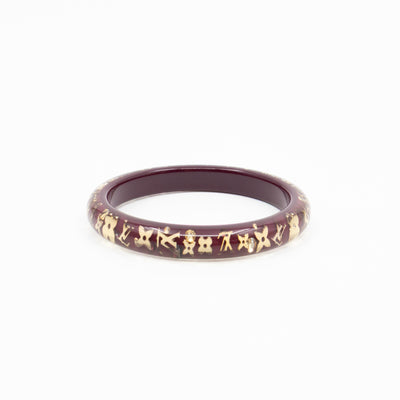 Inclusion Bracelet S+ Burgundy Gold