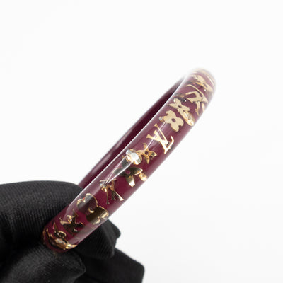 Inclusion Bracelet S+ Burgundy Gold